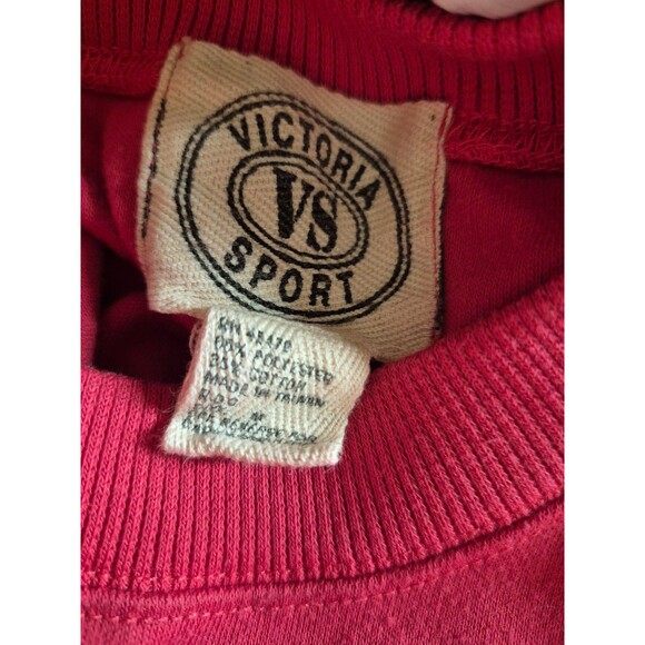 Victoria's Secret VTG 90s Y2K Sweatshirt Color Blocked Pullover Sweatshirt Sz S - Picture 5 of 6